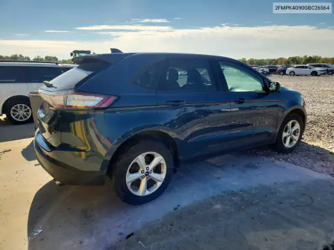2FMPK4G90GBC26564 — 2016 Ford EDGE, zdjęcie 3 z Copart 27.10.2026, Uszkodzenia mechaniczne
