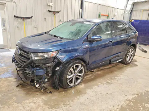 2FMPK4AP2HBB23106 — 2017 Ford EDGE, Передняя часть (Front End), фото до ремонта
