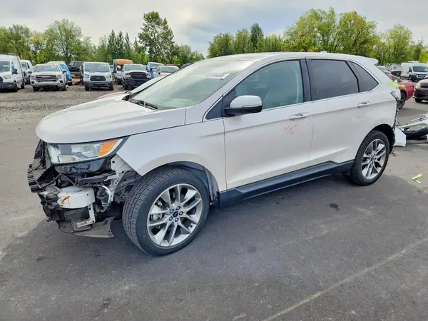 2FMPK4K90HBC10373 Ford EDGE 2017 — Front end damage, before-repair photo