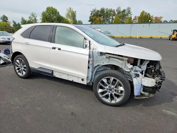 2FMPK4K90HBC10373 — 2017 Ford EDGE, photo 4 from Copart, Front end