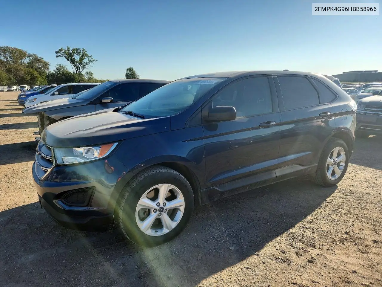 2017 Ford Edge Se VIN 2FMPK4G96HBB58966 фото 1