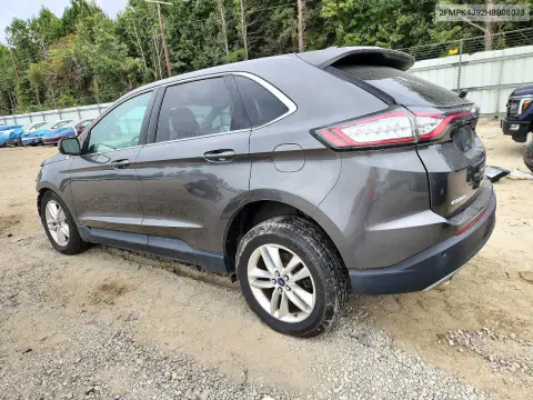 2017 Ford Edge Sel VIN 2FMPK4J92HBB08073 фото 2