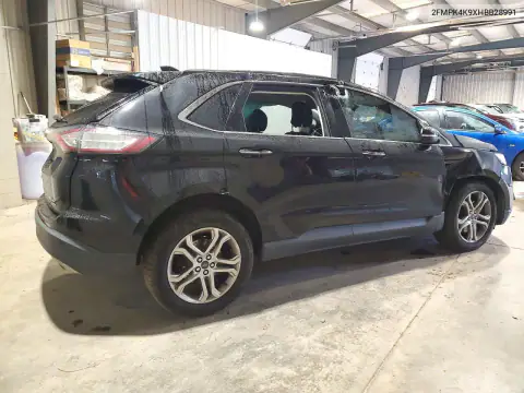 2FMPK4K9XHBB28991 — 2017 Ford EDGE, foto 3 de Copart, Vuelco