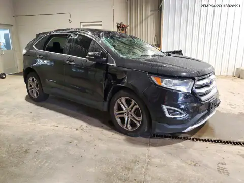 2FMPK4K9XHBB28991 — 2017 Ford EDGE, foto 4 de Copart, Vuelco