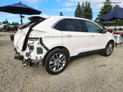 2FMPK4K98HBC31973 — 2017 Ford EDGE, zdjęcie 3 z Copart, Tył