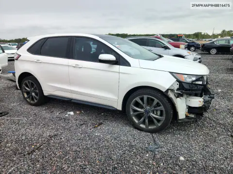 2FMPK4AP9HBB16475 — 2017 Ford EDGE, zdjęcie 4 z Copart, Przód