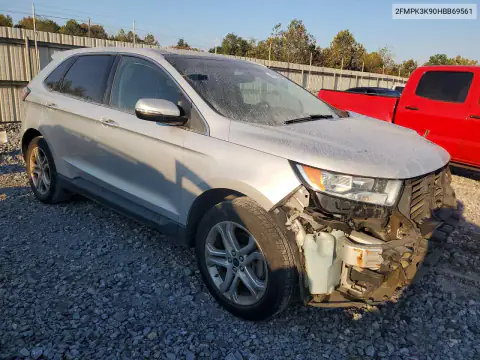 2FMPK3K90HBB69561 — 2017 Ford EDGE, фото 4 с аукциона Copart, ПЕРЕДНЯЯ ЧАСТЬ