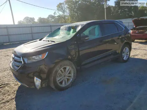 2FMPK3J93HBC28202 — 2017 Ford EDGE, სახურავი, ფოტოები შეკეთებამდე