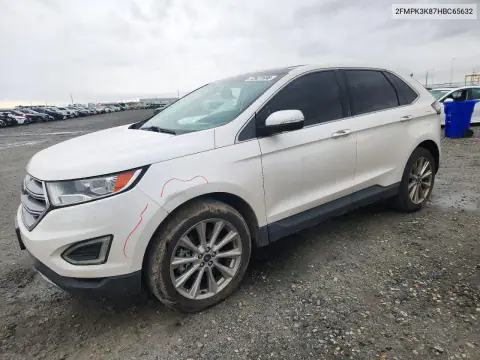 2FMPK3K87HBC65632 — 2017 Ford EDGE, გვერდითი ნაწილი, ფოტოები შეკეთებამდე