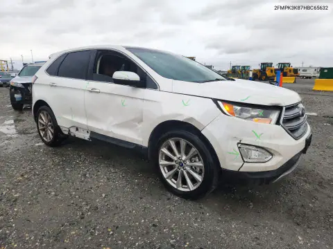 2FMPK3K87HBC65632 — 2017 Ford EDGE, ფოტო 4, Copart, გვერდითი ნაწილი