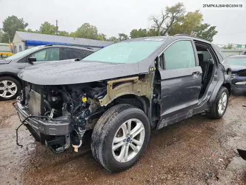 2FMPK4J84HBC69418 — 2017 Ford EDGE, წინა ნაწილი, ფოტოები შეკეთებამდე