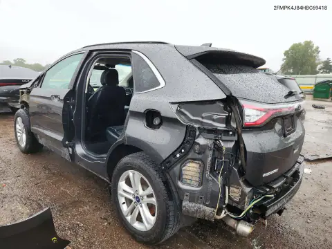 2FMPK4J84HBC69418 — 2017 Ford EDGE, foto 2 de Copart, Parte delantera