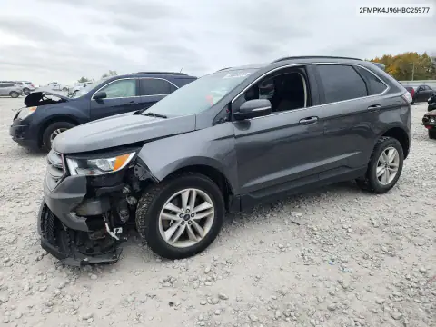2FMPK4J96HBC25977 — 2017 Ford EDGE, წინა ნაწილი, ფოტოები შეკეთებამდე