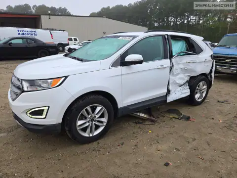 2FMPK4J95HBC13948 — 2017 Ford EDGE, Lateral, fotos antes de reparar
