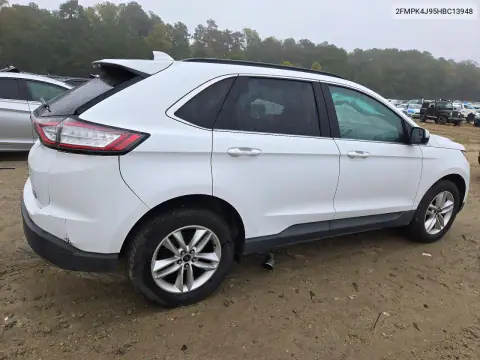2FMPK4J95HBC13948 — 2017 Ford EDGE, фото 3 с аукциона Copart, БОКОВАЯ ЧАСТЬ