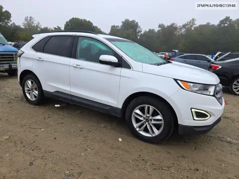 2FMPK4J95HBC13948 — 2017 Ford EDGE, фото 4 с аукциона Copart, БОКОВАЯ ЧАСТЬ