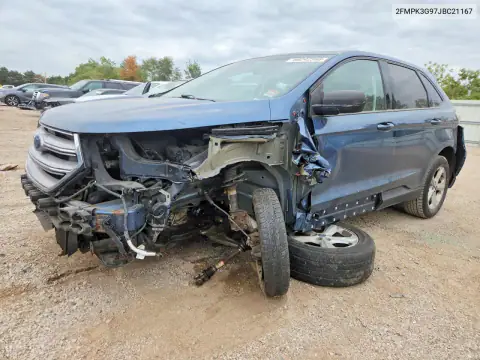 2FMPK3G97JBC21167 — 2018 Ford EDGE, წინა ნაწილი, ფოტოები შეკეთებამდე