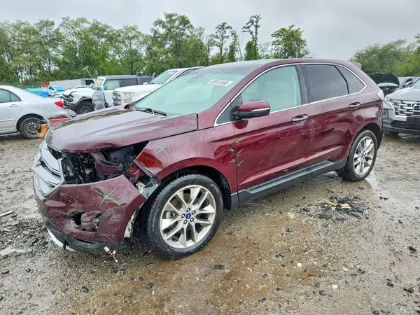2FMPK4K85JBC30597 Ford EDGE 2018 — повреждение Передняя часть, фото до ремонта
