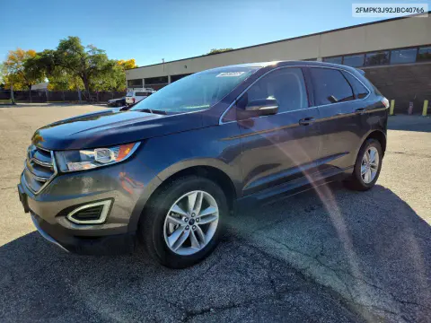 2018 Ford Edge Sel VIN 2FMPK3J92JBC40766 фото 1