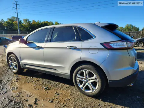 2018 Ford Edge Titanium VIN 2FMPK4K97JBB75773 фото 2