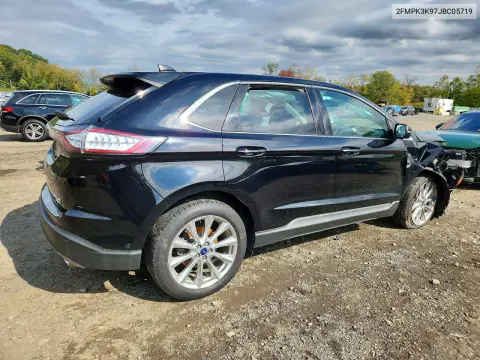 2018 Ford Edge Titanium VIN 2FMPK3K97JBC05719 фото 3