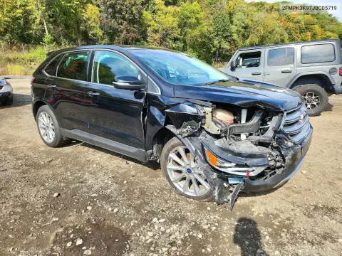 2018 Ford Edge Titanium VIN 2FMPK3K97JBC05719 фото 4