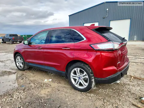 2FMPK4K80JBC37683 — 2018 Ford EDGE, ფოტო 2, Copart 30.10.2026, უკანა ნაწილი