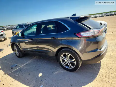 2FMPK3K9XJBB07428 — 2018 Ford EDGE, foto 2 de Copart, Lateral