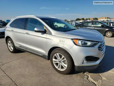 2FMPK4J97KBC49275 — 2019 Ford EDGE, foto 4 de Copart, Parte delantera