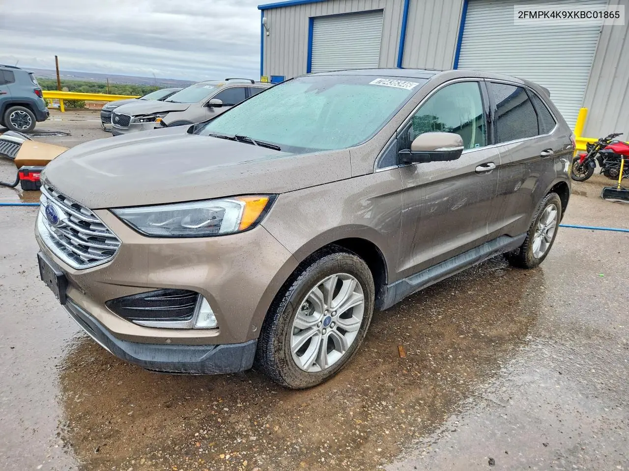 2019 Ford Edge Titanium VIN 2FMPK4K9XKBC01865 фото 1