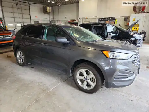 2FMPK4G98KBC51155 — 2019 Ford EDGE, фото 4 с аукциона Copart 27.10.2026, повреждения снизу