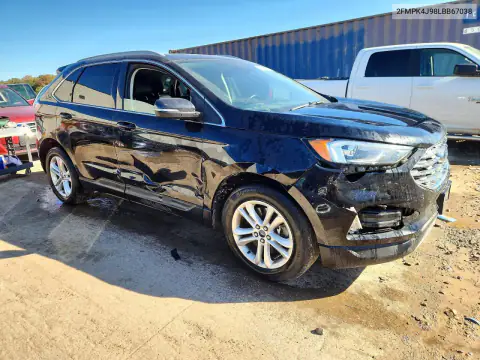 2FMPK4J98LBB67038 — 2020 Ford EDGE, zdjęcie 4 z Copart, Bok