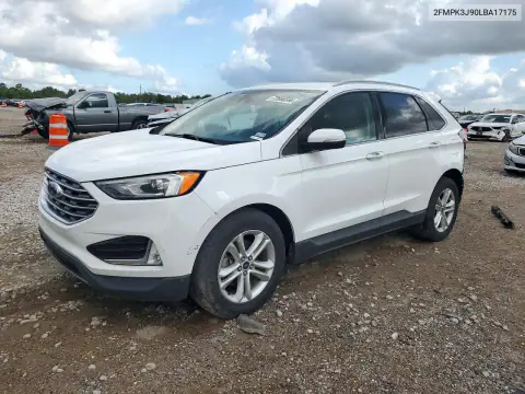 2FMPK3J90LBA17175 Ford EDGE 2020 — uszkodzenie Tył, zdjęcie przed naprawą