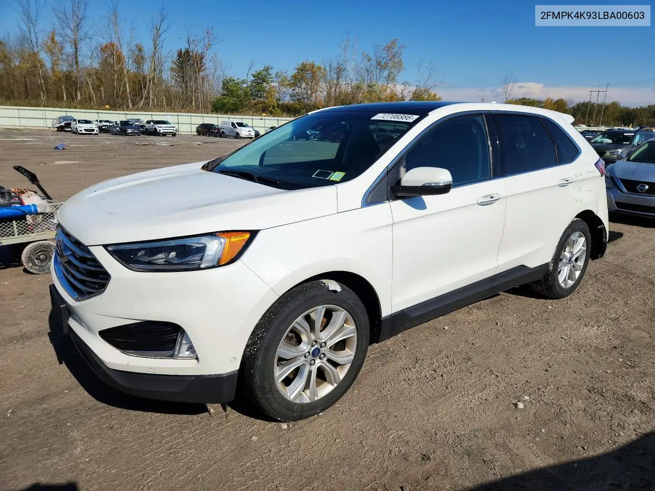 2FMPK4K93LBA00603 Ford EDGE 2020 — повреждение Задняя часть, фото до ремонта