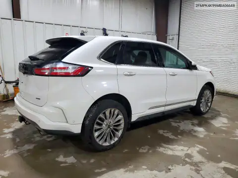 2FMPK4K99MBA06648 — 2021 Ford EDGE, foto 3 de Copart, Desgaste normal