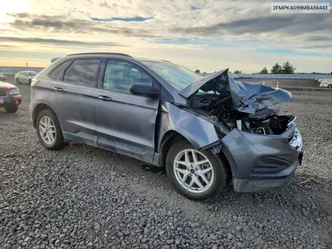 2FMPK4G99MBA56443 — 2021 Ford EDGE, foto 4 de Copart, Parte delantera