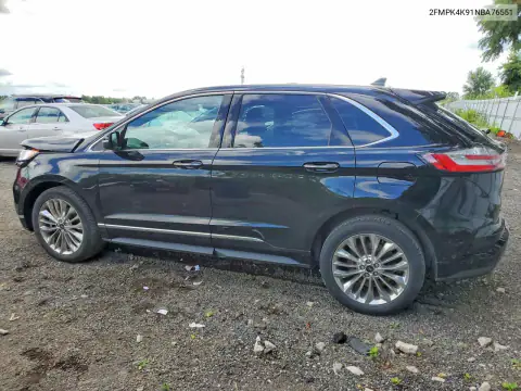 2FMPK4K91NBA76551 — 2022 Ford EDGE, photo 2 from Copart 27.10.2026, Front end