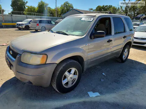 2001 Ford Escape Xlt VIN 1FMYU03161KA99713 фото 1