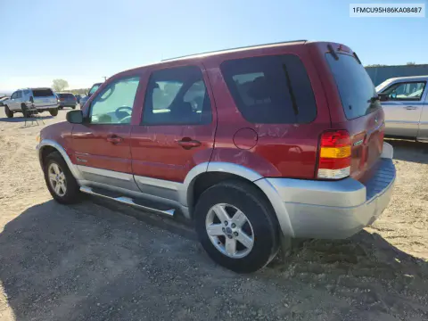 2006 Ford Escape Hev VIN 1FMCU95H86KA08487 фото 2