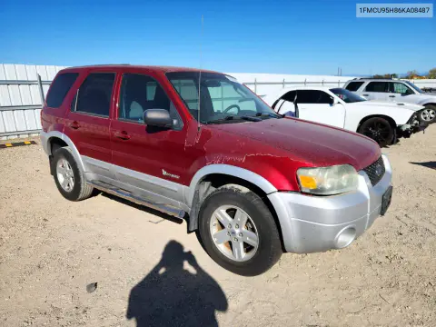2006 Ford Escape Hev VIN 1FMCU95H86KA08487 фото 4