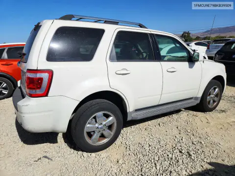 2011 Ford Escape Limited VIN 1FMCU9E79BKB39509 фото 3