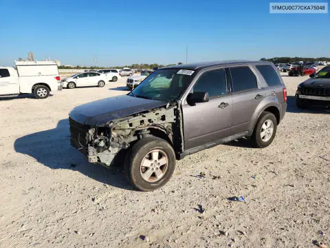 1FMCU0C77CKA75048 — 2012 Ford Escape, ПЕРЕДНЯЯ ЧАСТЬ, фото до ремонта