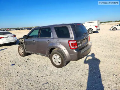 1FMCU0C77CKA75048 — 2012 Ford Escape, photo 2 from Copart 29.10.2026, Front end