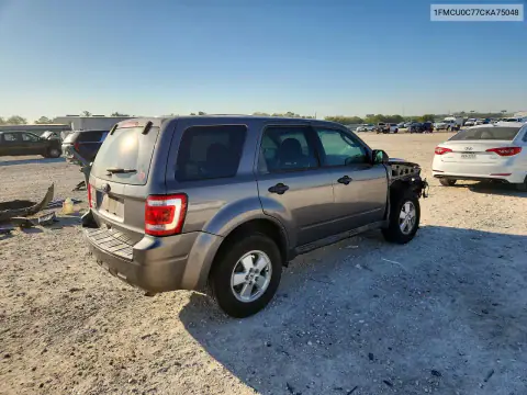 1FMCU0C77CKA75048 — 2012 Ford Escape, photo 3 from Copart 29.10.2026, Front end