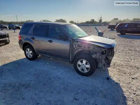 1FMCU0C77CKA75048 — 2012 Ford Escape, photo 4 from Copart 29.10.2026, Front end