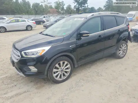 1FMCU0JD2HUC07802 — 2017 Ford Escape, Задня частина, фото до ремонту