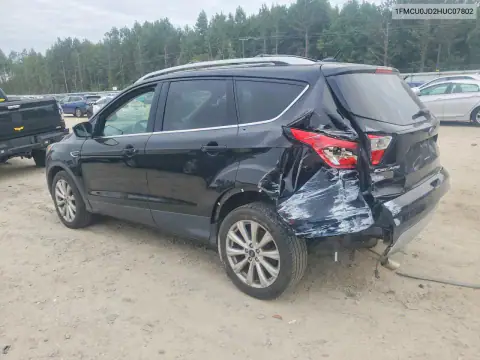 1FMCU0JD2HUC07802 — 2017 Ford Escape, фото 2 з Copart 27.10.2026, Задня частина