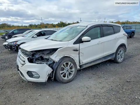 1FMCU9GD1HUA05917 — 2017 Ford Escape, წინა ნაწილი, ფოტოები შეკეთებამდე