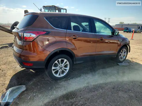 1FMCU0GD2HUA62610 — 2017 Ford Escape, zdjęcie 3 z Copart, Przód