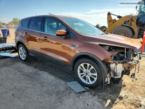 1FMCU0GD2HUA62610 — 2017 Ford Escape, zdjęcie 4 z Copart, Przód